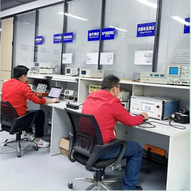 Battery charger testing laboratory for lithium charging system validation